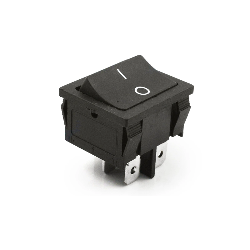 Factory Supply Kcd4 Dpst 4pin on-off W/O Illuminated 10A 250VAC 2 Position Rocker Switch