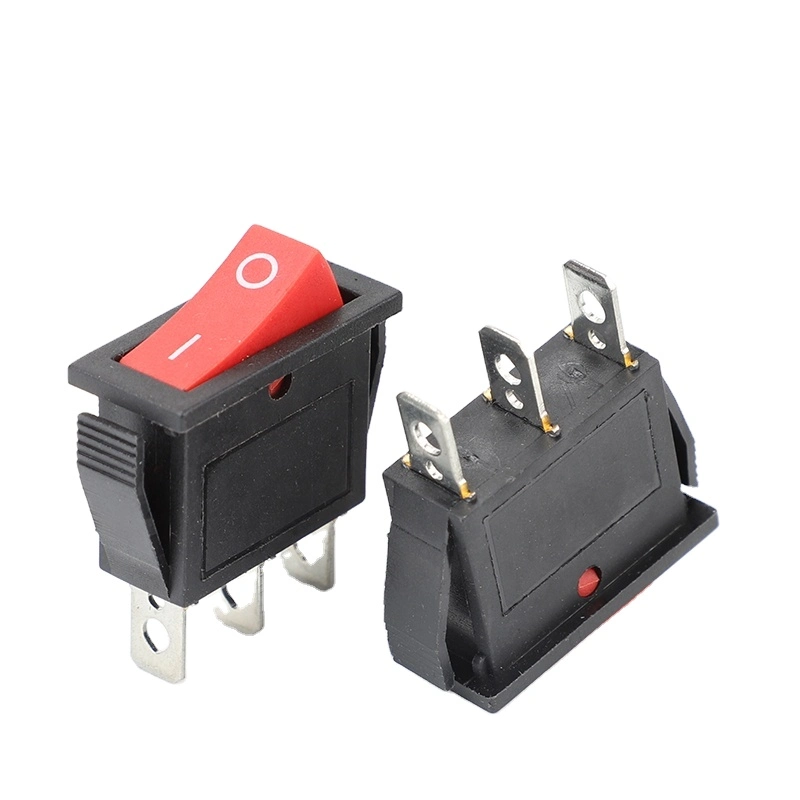 Carling Lra-Series 3 Position T105 Red Black Rleil Power Light Waterproof Miniature Rocker Switch Boat Push Button Switch for Juicer