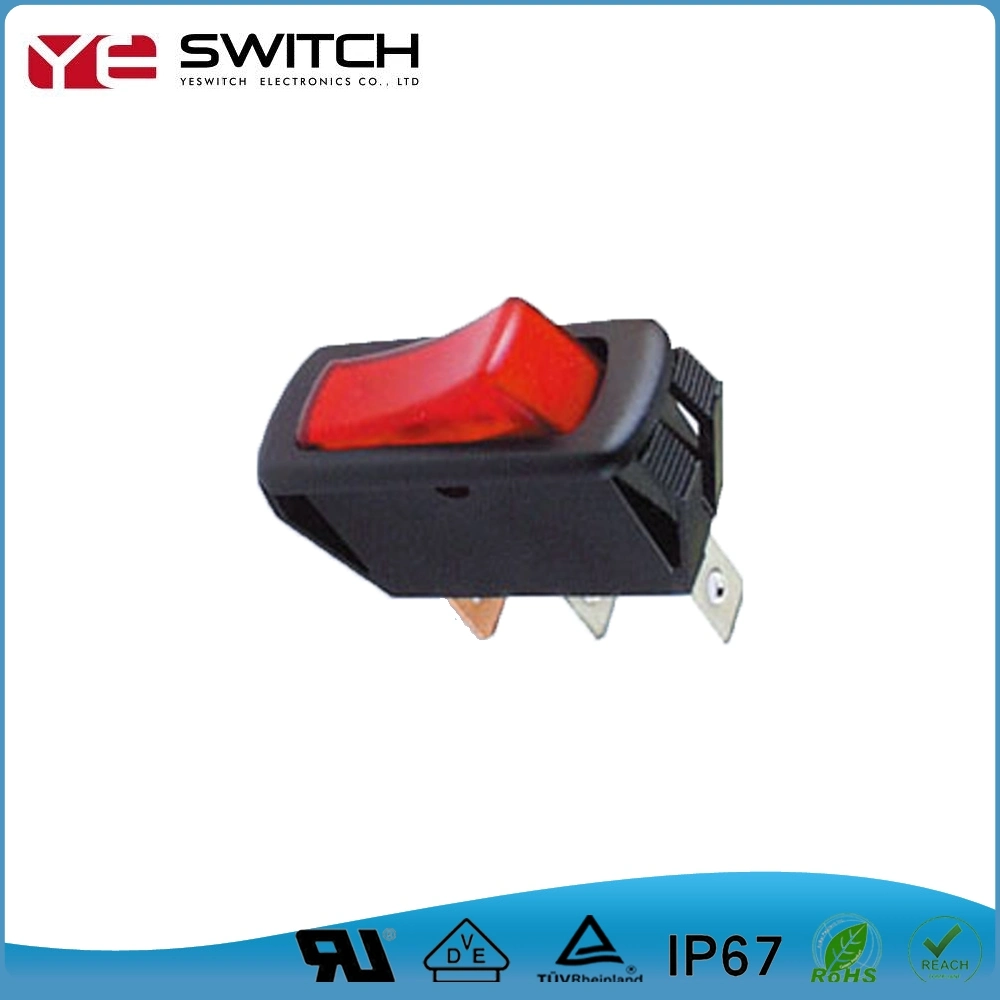LED Illuminated Rocker Switch with VDE Compliant