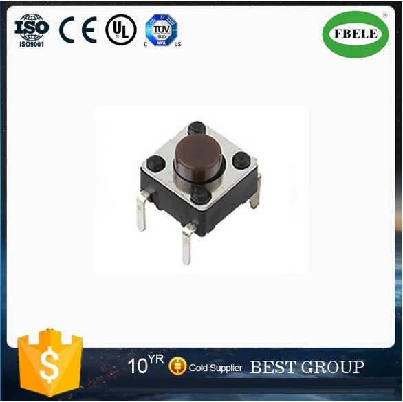 2 Pin Micro Push Button Square Stem Tactile Push Button Switch