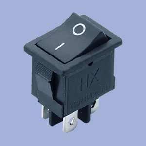 IP65 Spst Waterproof Illuminated Rocker Switch with Dust Cover