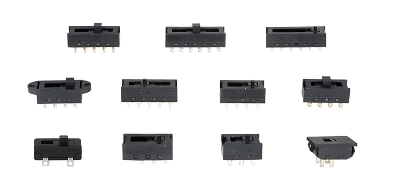 Baokezhen Sc72 10A 250VAC 6 Pins 12 Pins Slide Switch