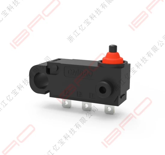 Ibao Factory IP67 Sealed Micro Switches 3A 40t85 Miniature Waterproof Micro Limit Switch
