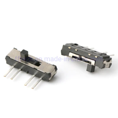 New Arrival Right Angle DIP Type Miniature Slide Switch Spdt Slide Switch with 90 Degree Angled Pins