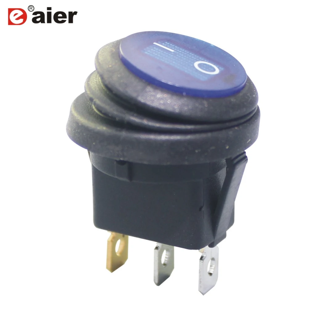 on off 3 Pin Illuminated LED Waterproof Rocker Switch