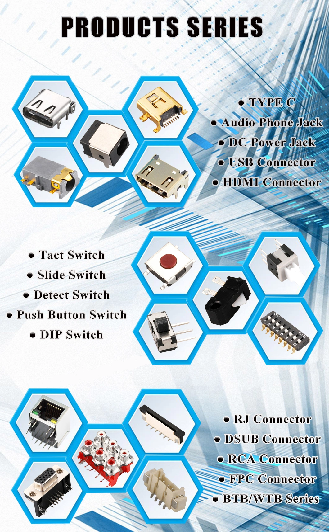 High Quality Msk-162A Horizontal Surface Mount SMD Slide Switch Sp3t 3positions Slide Switch